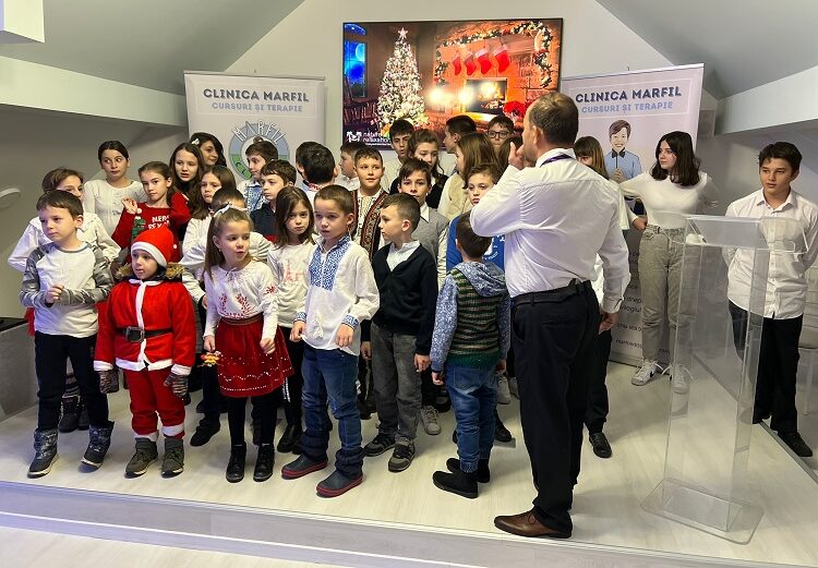 Clinica Marfil a fost gazda unui Concert de Crăciun susținut de copiii din comuna Șag